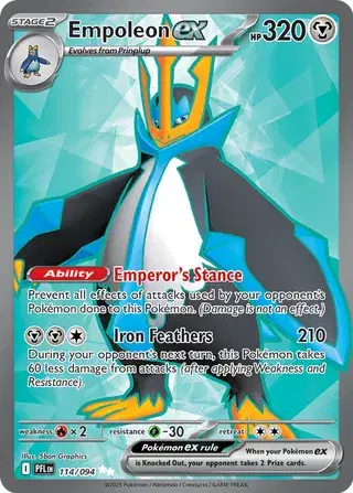 Empoleon ex - 114/094 - Phantasmal Flames