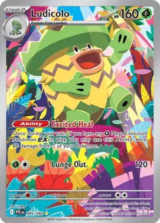 Ludicolo - 095/094 - Phantasmal Flames