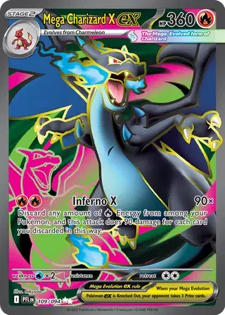 Mega Charizard X ex - 109/094 - Phantasmal Flames