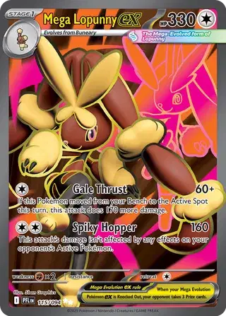 Mega Lopunny ex - 115/094 - Phantasmal Flames