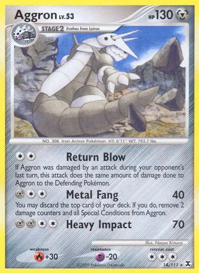 Aggron - 14/111 - Rising Rivals
