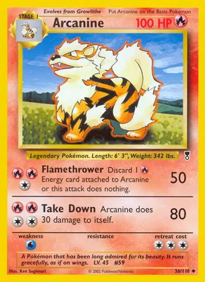 Arcanine - 36/110 - Legendary Collection