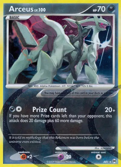 Arceus - AR1 - Platinum Arceus
