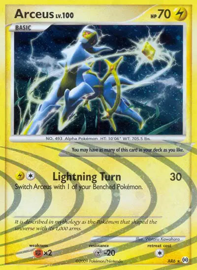 Arceus - AR6 - Platinum Arceus