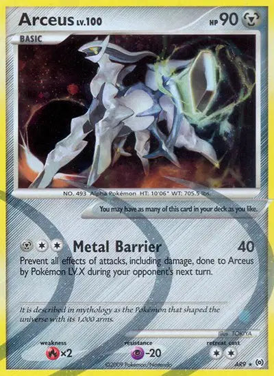 Arceus - AR9 - Platinum Arceus