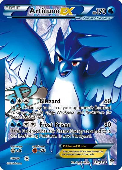 Articuno EX - 132/135 - Plasma Storm