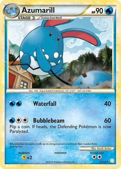 Azumarill - 2/123 - HeartGold SoulSilver