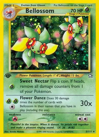 Bellossom - 3/111 - 1st Edition - Neo Genesis