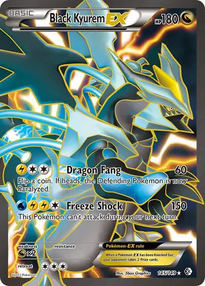 Black Kyurem EX  - 145/149 - Boundaries Crossed