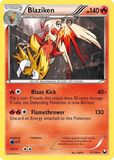 Blaziken - 17/108 - Dark Explorers