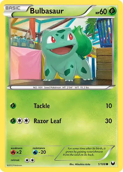 Bulbasaur - 1/108 - Dark Explorers