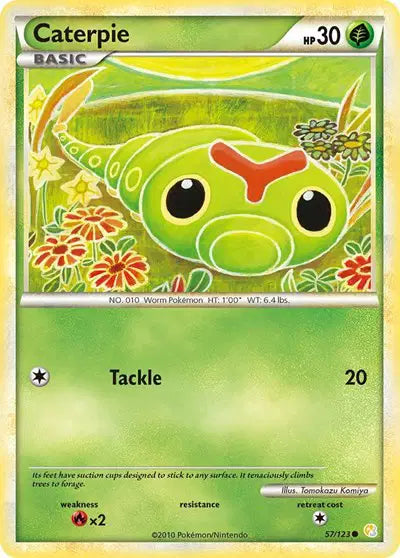 Caterpie - 57/123 - HeartGold SoulSilver