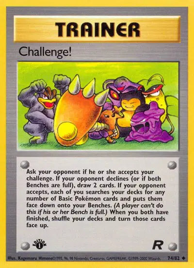 Challenge! - 74/82 - 1st Edition - Team Rocket