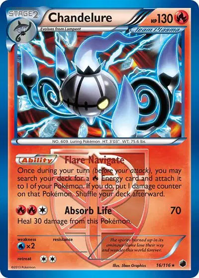 Chandelure - 16/116 - Plasma Freeze