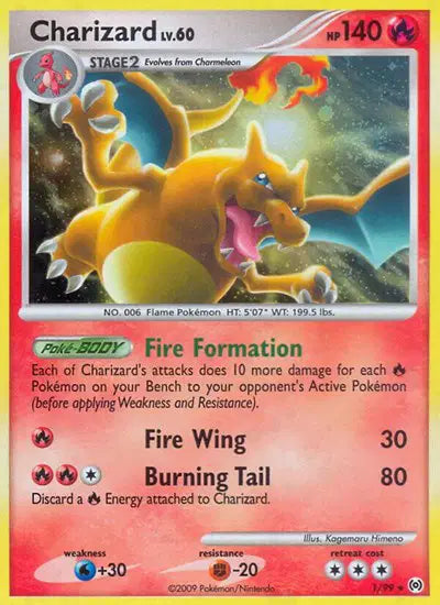 Charizard - 1/99 - Platinum Arceus