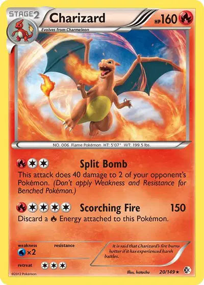 Charizard - 20/149 - Boundaries Crossed