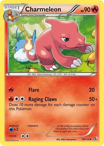 Charmeleon - 18/113 - Legendary Treasures