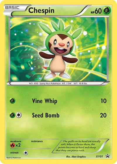 Chespin - XY01 - XY Promo