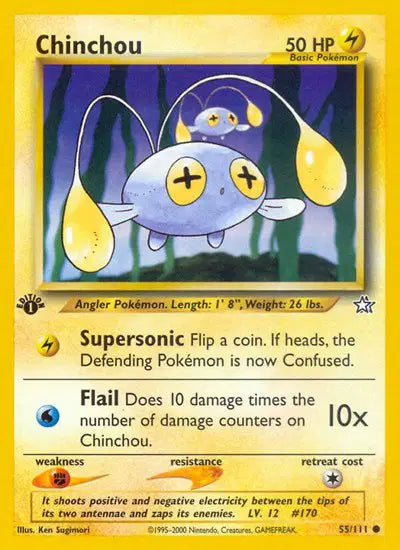 Chinchou - 55/111 - 1st Edition - Neo Genesis