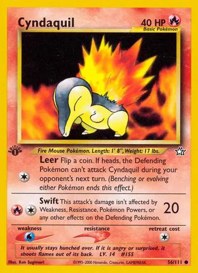 Cyndaquil - 56/111 - 1st Edition - Neo Genesis