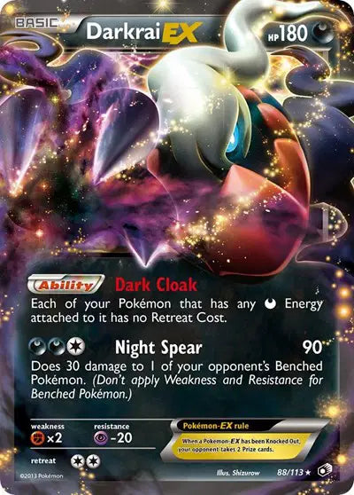 Darkrai EX - 88/113 - Legendary Treasures