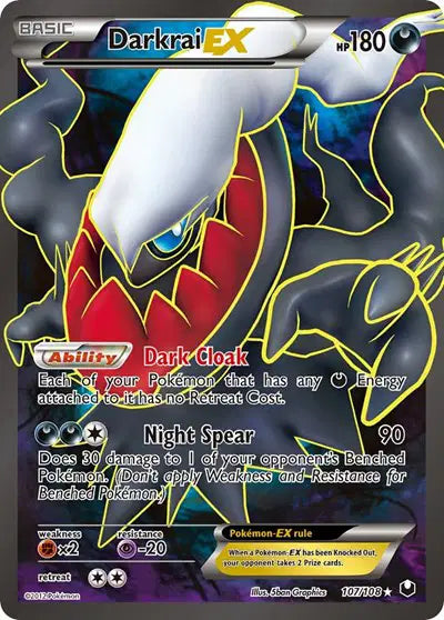 Darkrai EX - 107/108 - Dark Explorers