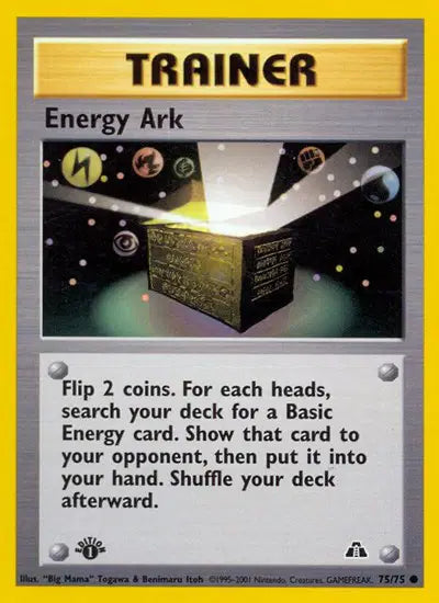Energy Ark - 75/75 - 1st Edition - Neo Discovery