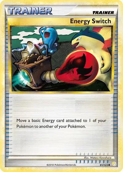 Energy Switch - 91/123 - HeartGold SoulSilver