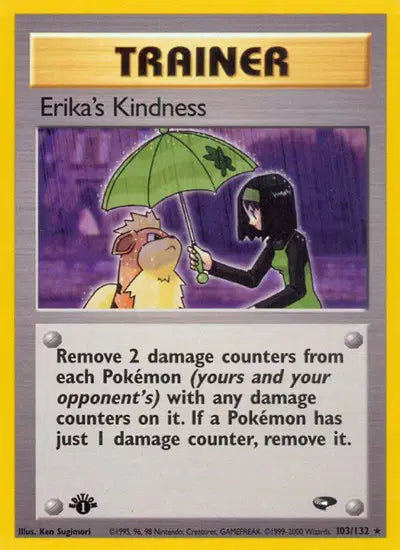 Erika's Kindness - 103/132 - 1st Edition - Gym Challenge