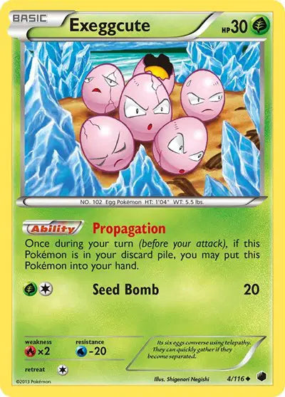 Exeggcute - 4/116 - Plasma Freeze