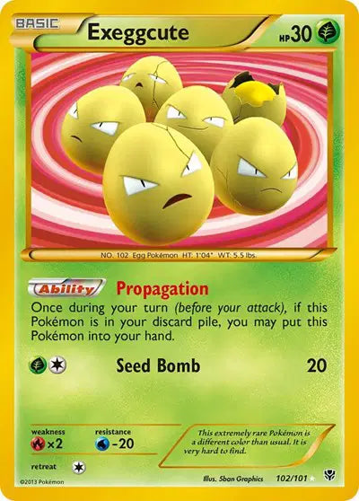 Exeggcute - 102/101 - Plasma Blast