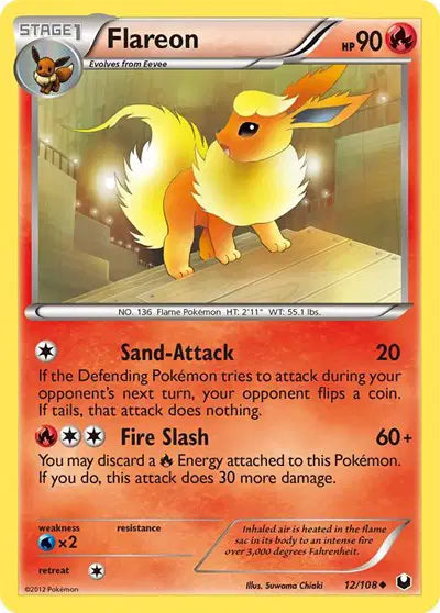 Flareon - 12/108 - Dark Explorers