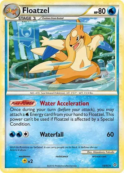 Floatzel - 16/95 - Unleashed