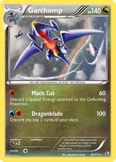 Garchomp - 96/113 - Legendary Treasures