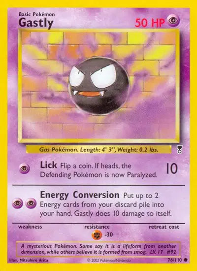 Gastly - 76/110 - Legendary Collection