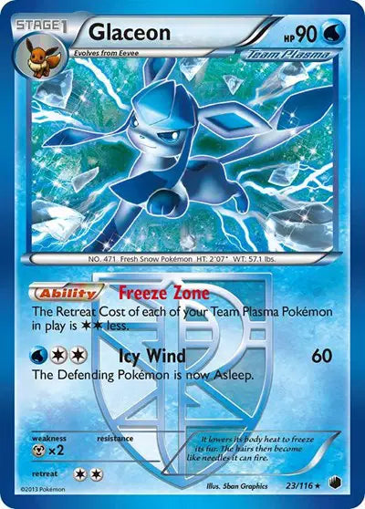 Glaceon - 23/116 - Plasma Freeze