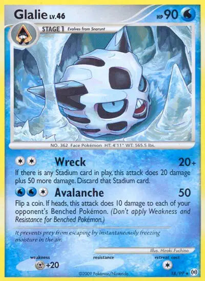 Glalie - 18/99 - Platinum Arceus