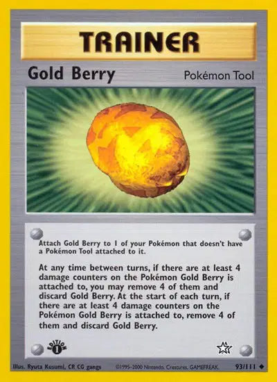 Gold Berry - 93/111 - 1st Edition - Neo Genesis