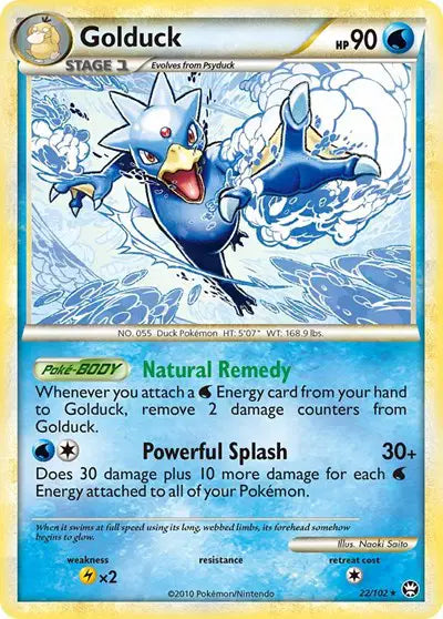 Golduck - 22/102 - Triumphant