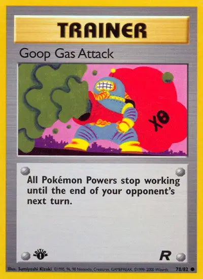 Goop Gas Attack - 78/82 - 1st Edition - Team Rocket