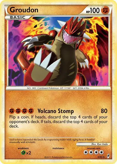 Groudon - 6/95 - Call of Legends