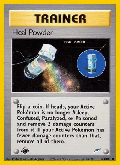 Heal Powder - 104/105 - 1st Edition - Neo Destiny