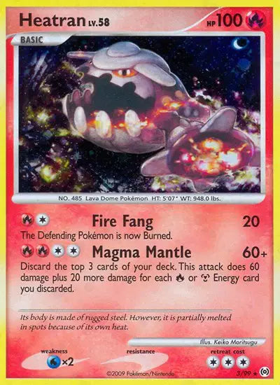 Heatran - 3/99 - Platinum Arceus