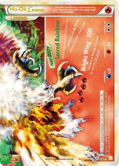 Ho-oh Legend - Bottom - 112/123 - HeartGold SoulSilver