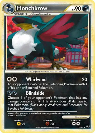 Honchkrow - 15/90 - Undaunted