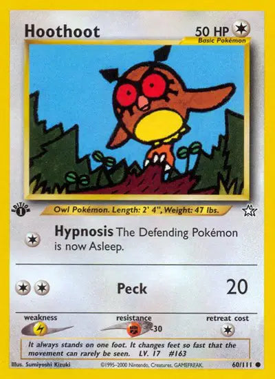 Hoothoot - 61/111 - 1st Edition - Neo Genesis