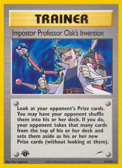 Impostor Professor Oak's Invention - 94/105 - 1st Edition - Neo Destiny