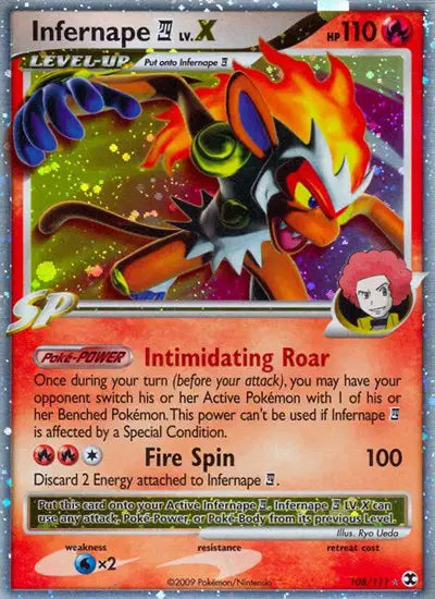 Infernape E4 Lv.X - 108/111 - Rising Rivals