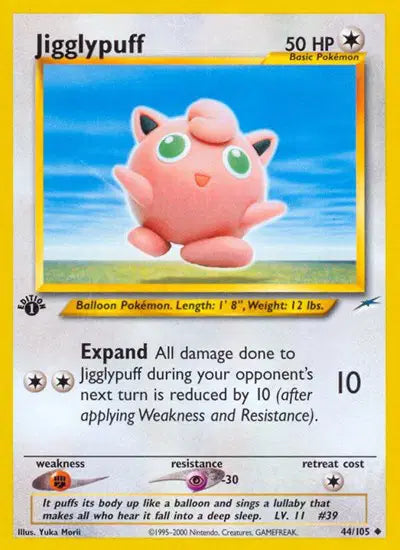 Jigglypuff - 44/105 - 1st Edition - Neo Destiny
