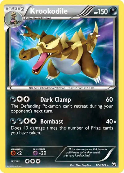 Krookodile - 127/124 - Dragons Exalted